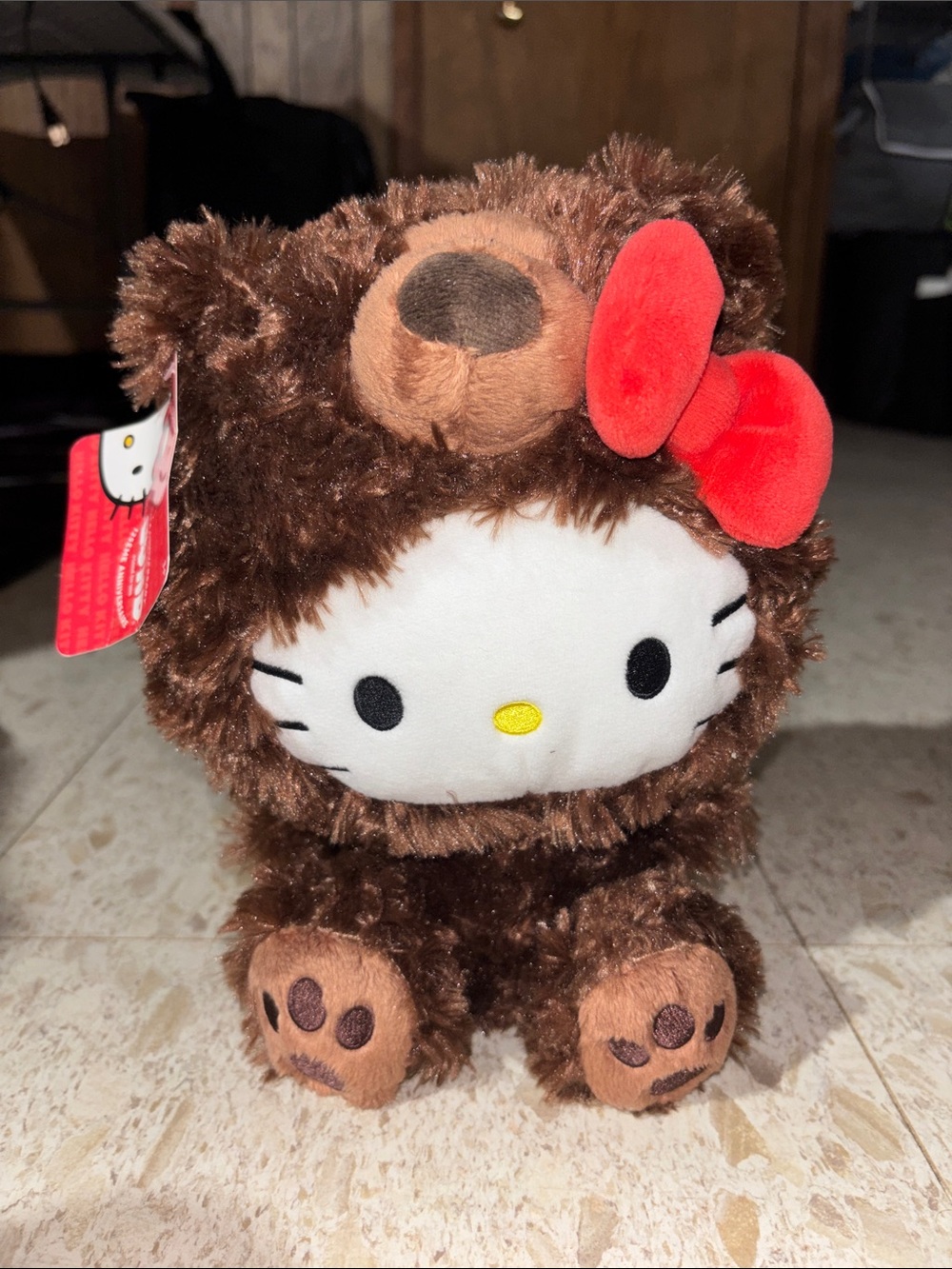 Sanrio Hello Kitty Brown x Gund Plush Bear Costume